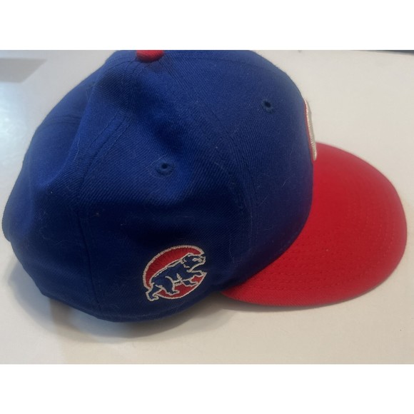 Chicago Cubs New Era Pro Model Blue Snap Back Baseball Hat MLB Sports Outdoors - Picture 2 of 7